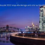 Bce,dal 2022 stop alla deroga anti crisi su liquidità