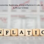 Economia: Bankitalia, attesa inflazione in calo, al 6,4% sui 12 mesi